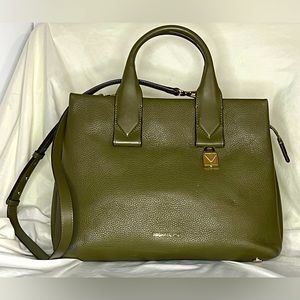 Michael Kors Olive Green Satchel